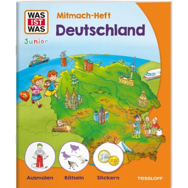 Tessloff WAS IST WAS Junior Mitmach-Heft Deutschland