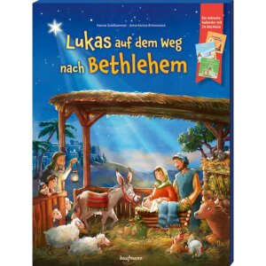Kaufmann Ein Adventskalender mit 24 Büchlein Lukas...