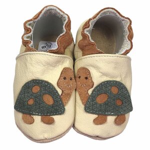 Hobea Krabbelschuhe - Schildkröte beige