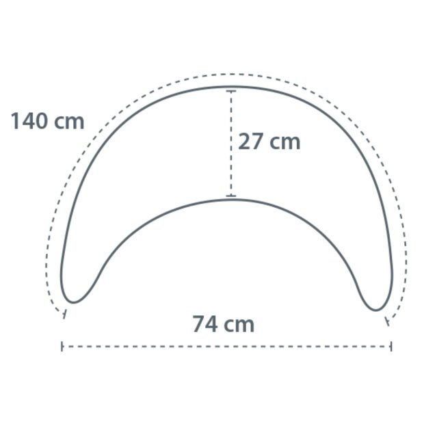 Theraline Der Bambusmond Kuschel- und Stillkissen - 206 Leo
