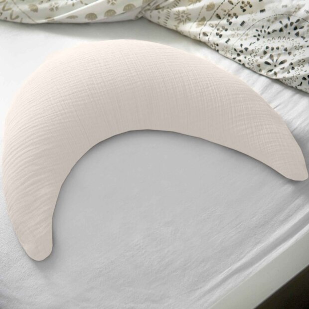 Theraline Der Musselinmond Kuschel- und Stillkissen - 192 Sandbeige