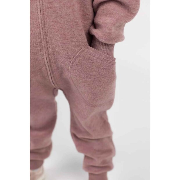 Engel Natur 100% Bio-Merinoschurwolle Walk Kinder-Outdoor-Overalls Rose Melange