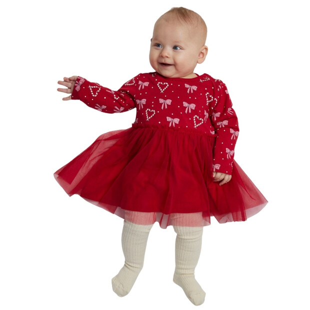 name it Weihnachtskleid rot