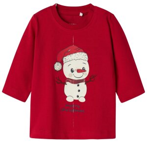 name it Shirt Schneemann Weihnachten