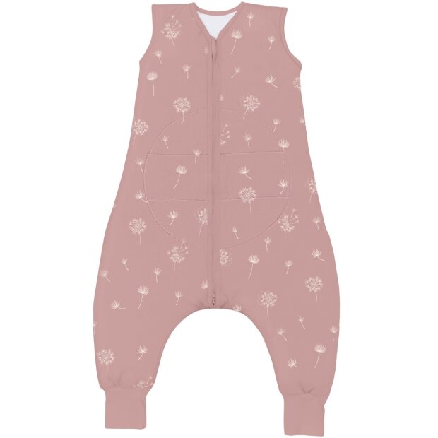 Fillikid 1,5 TOG Schlafsack mit Beinen, GEWICHT & Antislip - Pusteblume rosa