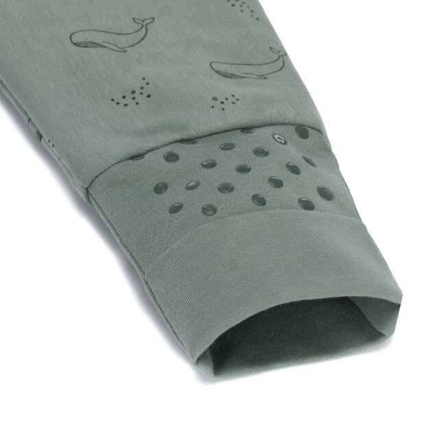 Fillikid 1,5 TOG Schlafsack mit Beinen, GEWICHT & Antislip - Wal grün