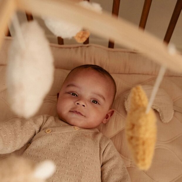 Little Dutch Holz Musik Mobile - Newborn Naturals