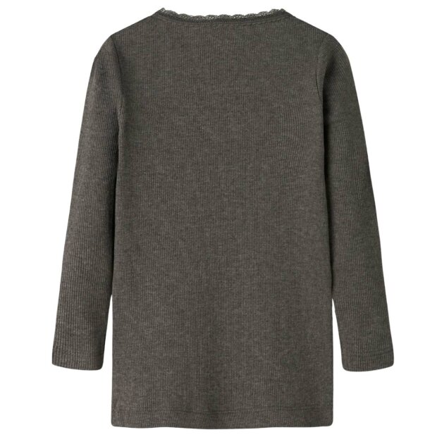 name it Shirt Rüschen olive