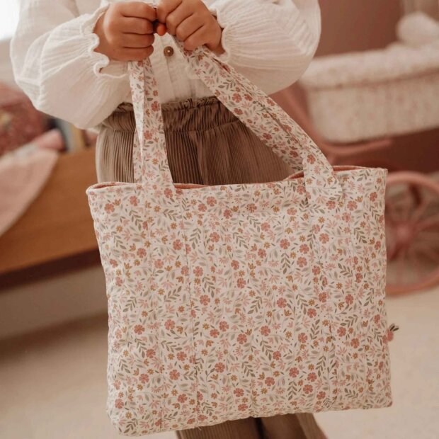Little Dutch Puppen Wickeltasche – Mehrfarbig – Essentials – Soft Flowers