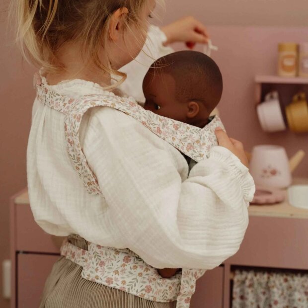 Little Dutch Puppen Trage – Mehrfarbig – Essentials – Weiche Blumen