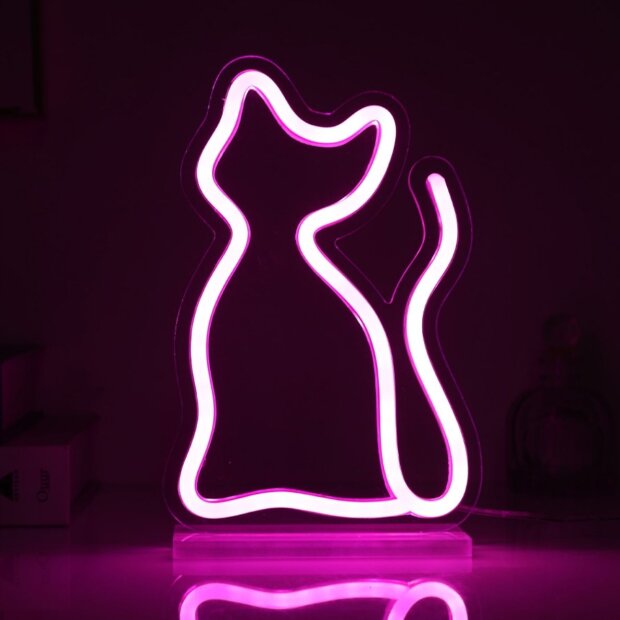 iTotal LED Lampe - Katze