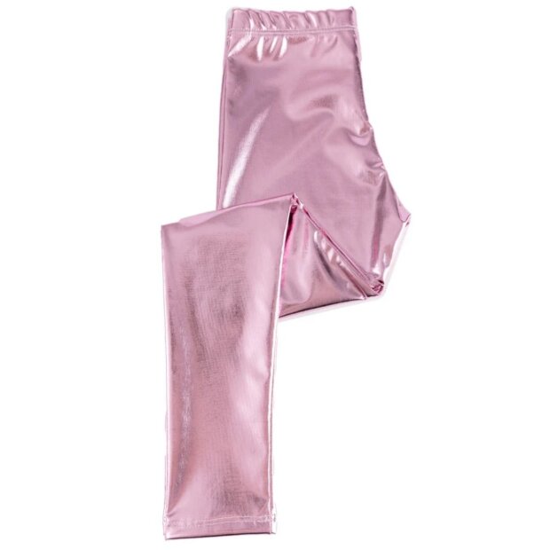 Great Pretenders Love Life Leggings - Pink Metallic