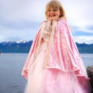Great Pretenders Deluxe Pink Rose Prinzessinen Cape -...