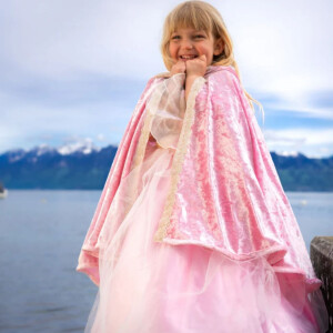 Great Pretenders Deluxe Pink Rose Prinzessinen Cape -...