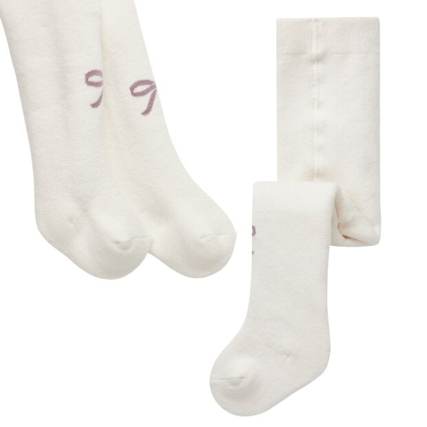 name it Thermo-Strumpfhose Schleifchen weiß
