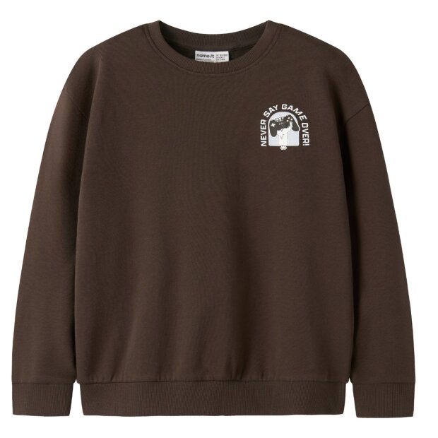 name it Sweatshirt angeraut Gamer braun