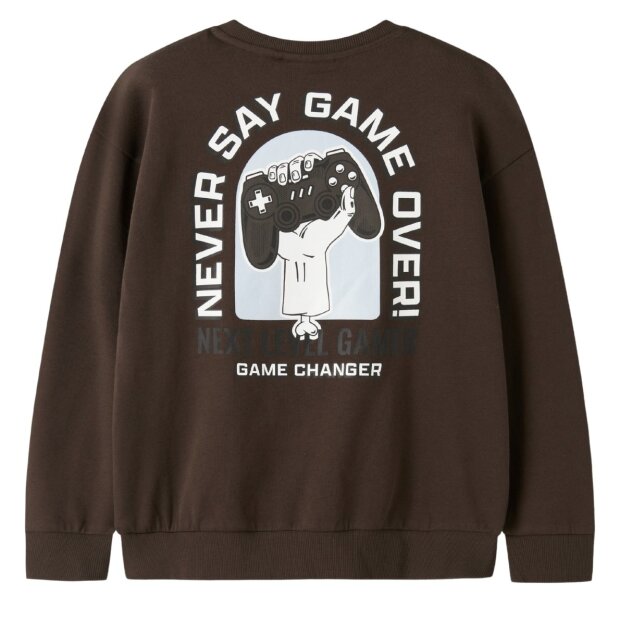 name it Sweatshirt angeraut Gamer braun