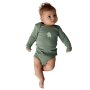 name it 3er-Pack Babybody langarm Elefant grün