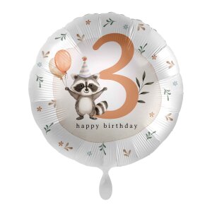 premioloon Balloon - Kindergeburtstag Zahl 3...
