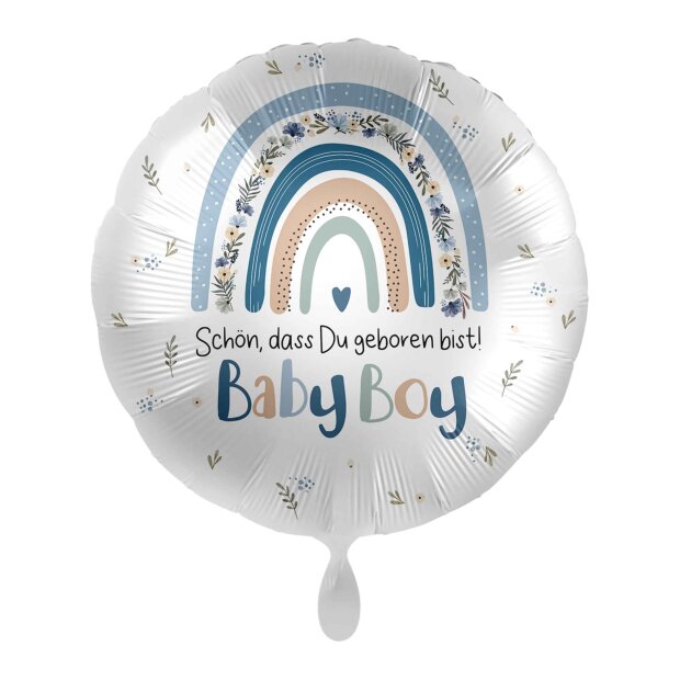 premioloon Balloon - Regenbogen Baby Boy (HS)
