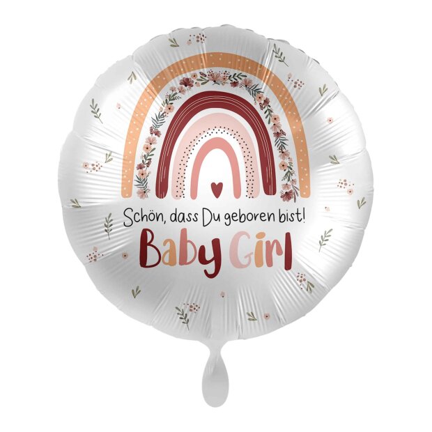 premioloon Balloon - Regenbogen Baby Girl (HS)