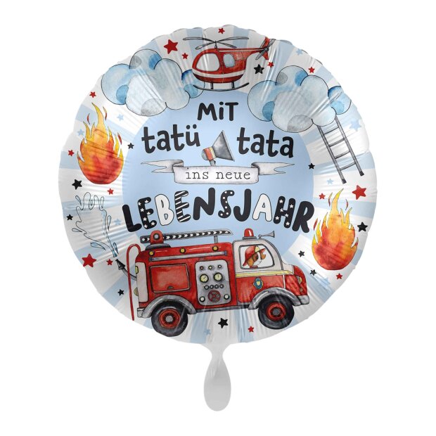 premioloon Balloon -  mit tatü tata ins neue Lebensjahr Feuerwehr (HS)
