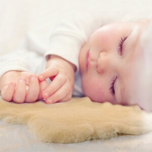 Lammfell Baby MELO Sanofell 95 cm natur geschoren von...