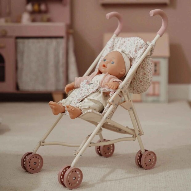 Little Dutch Puppenbuggy Rosa Essentials – Blumen