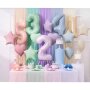 Partydeco Balloon -  Herz Satin - Hellblau (HS)