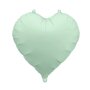 Partydeco Balloon -  Herz Satin - Grün (HS)