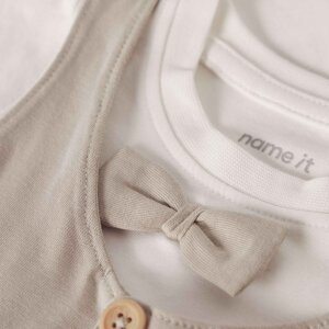 nameit Set Body mit Höschen - beige