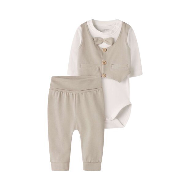 nameit Set Body mit Höschen - beige 74