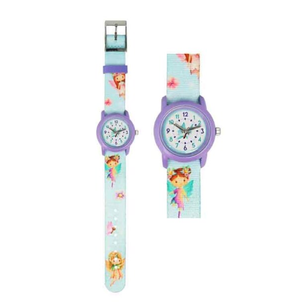 bb Klostermann Kinderuhr Textil Fee mint