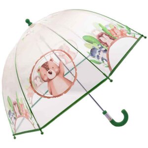 bb Klostermann Kinder Schirm - transparent Waldtiere