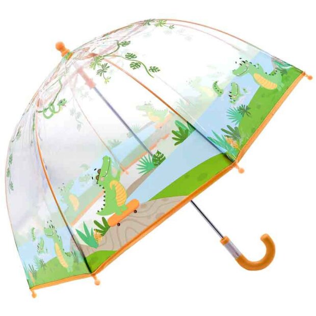 bb Klostermann Kinder Schirm - transparent Krokodil