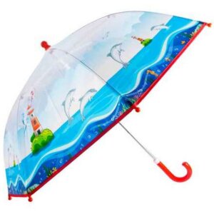 bb Klostermann Kinder Schirm - transparent Delfin