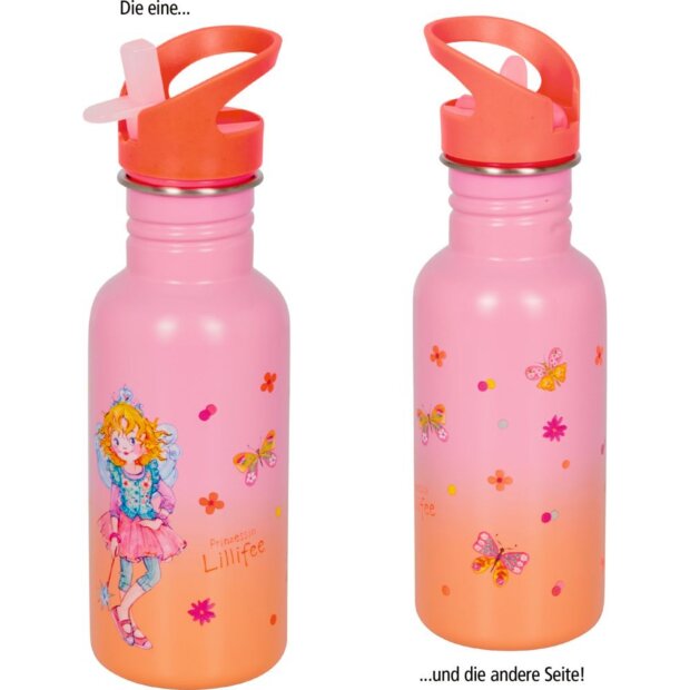Die Spiegelburg Edelstahlflasche - Prinzessin Lillifee (ca. 0,5 l)