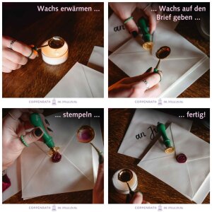 Coppenrath Siegelwachs-Set: 100% selbst gemacht
