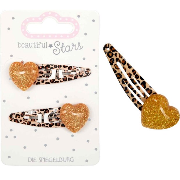 Coppenrath Die Spiegelburg Haarclips Herz - beautiful Stars sortiert