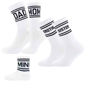Ewers Tennissocken "DAD" - weiß
