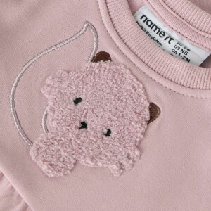 name it Kleid Eichhörnchen angeraut rosa