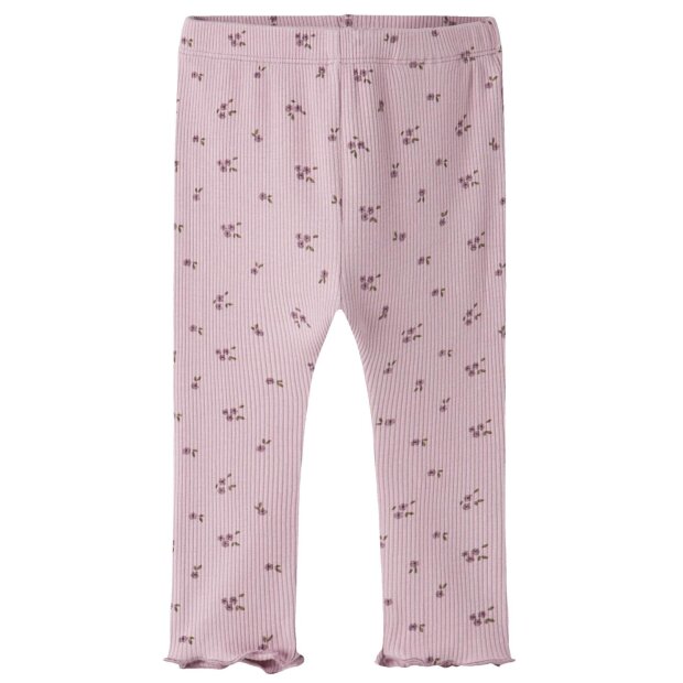 name it Baby Hose Blümchen rosa