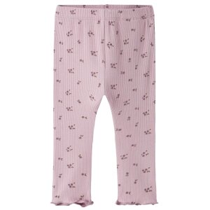 name it Baby Hose Blümchen rosa