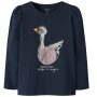 name it Shirt Gans blau