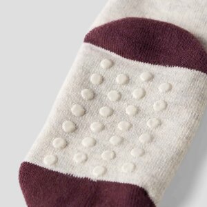 nameit Frottee Socken mit Rutschschutz - beige Bär