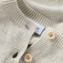 name it Baby Strickjacke natur