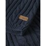 name it Baby Strickjacke Zopfmuster blau