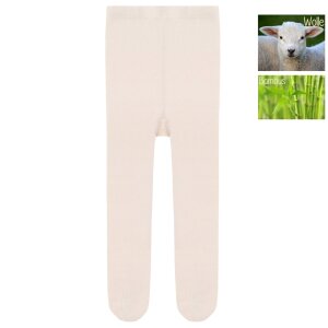 Hust and Claire Wolle Bambus Strumpfhose natur