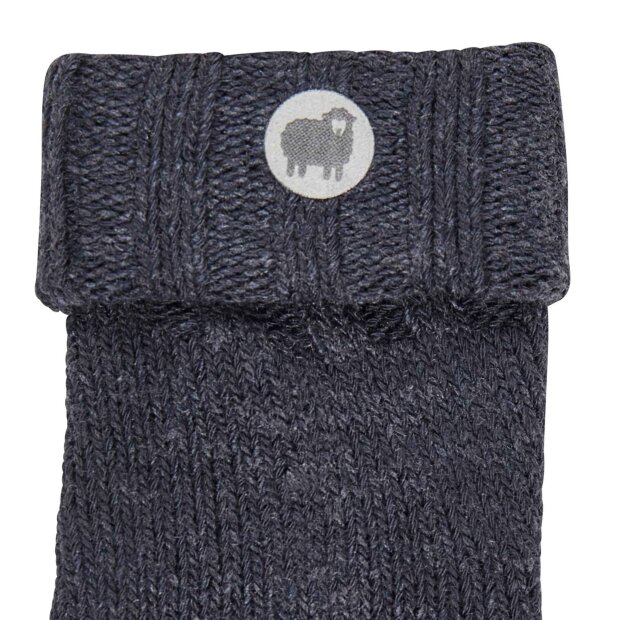 Sterntaler Woll Babysöckchen - blau melange 15-16 (4-6 Monate)