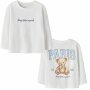 name it Shirt Teddy weiß